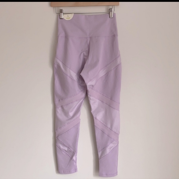 Aerie Offline "The Hugger" High-waisted ribbed legging - purple- size L short - Picture 6 of 9